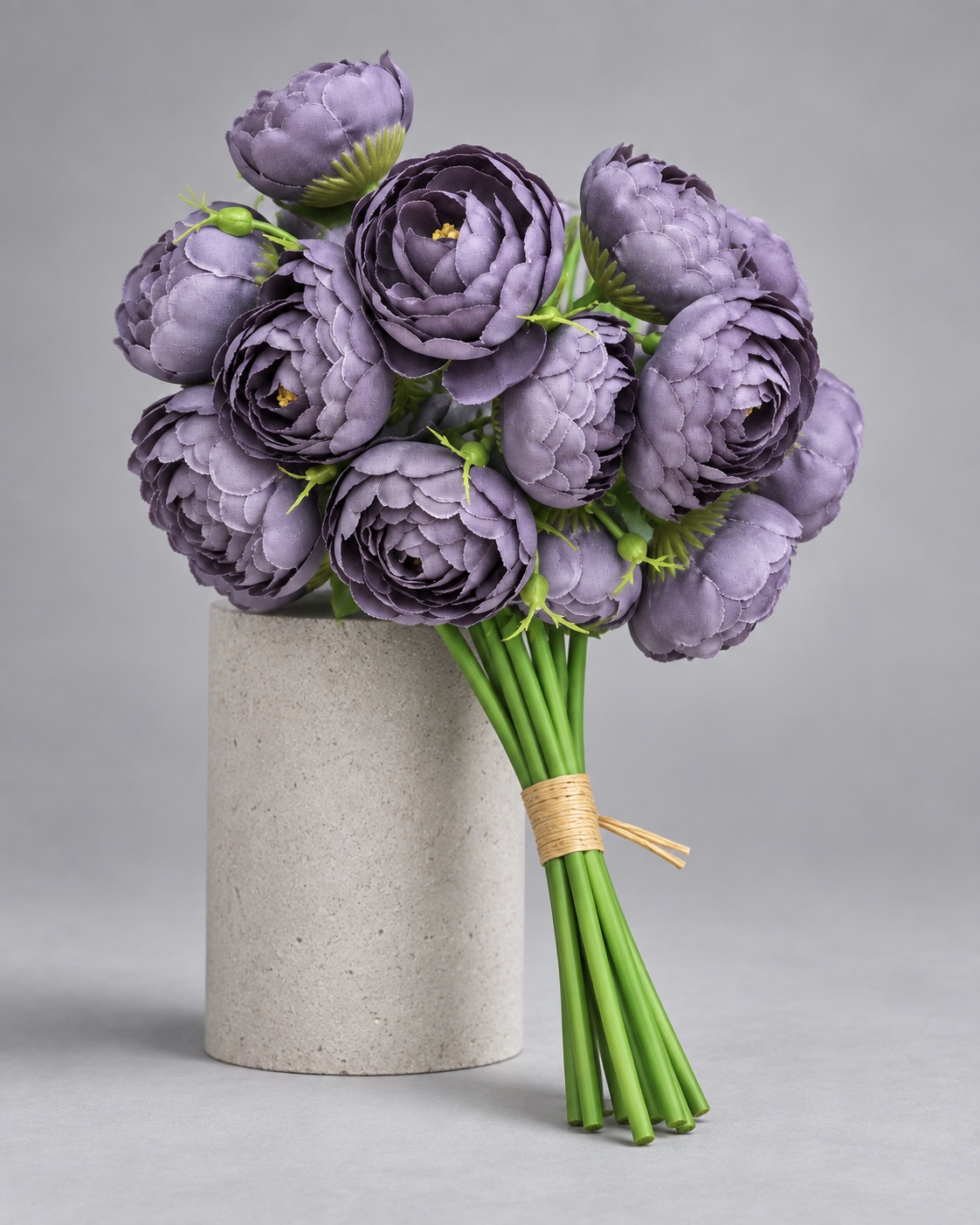 Purple Artificial Rose Bouquet 5