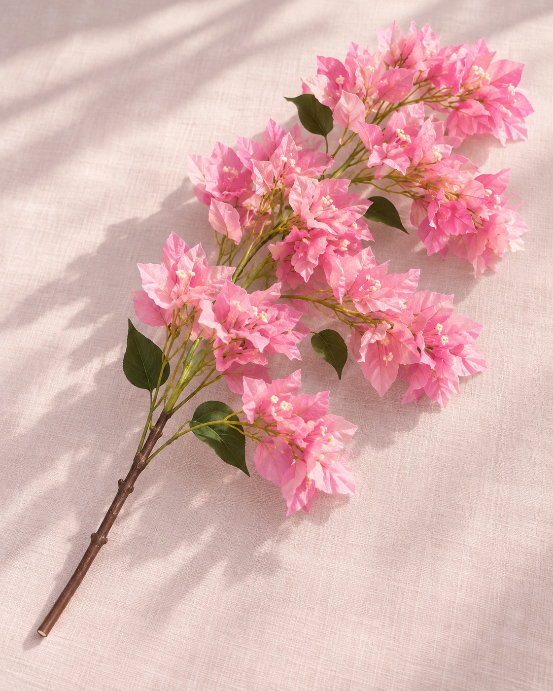 Blush Pink Artificial Bougainvillea Branch 4