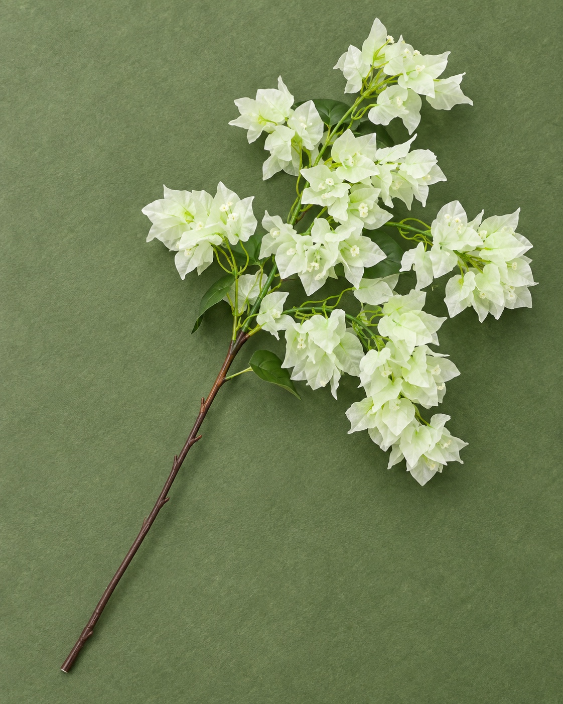 White Artificial Bougainvillea Branch 4