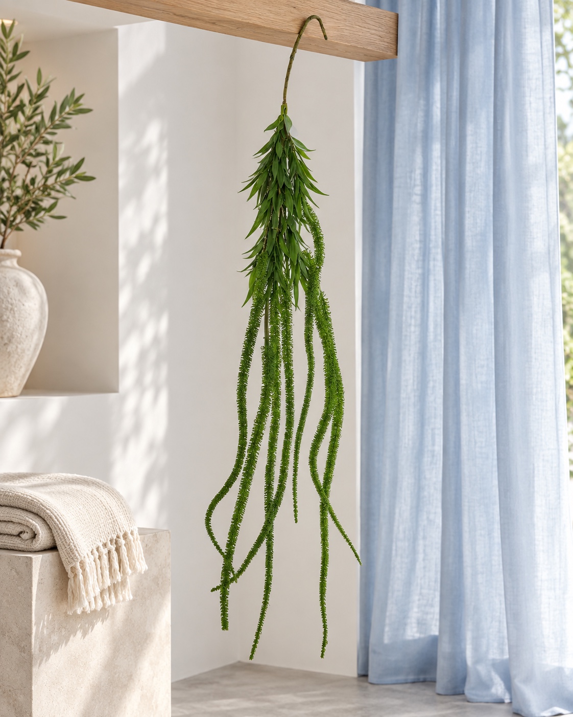 Artificial Hanging Greenery with Trailing Tendrils 3