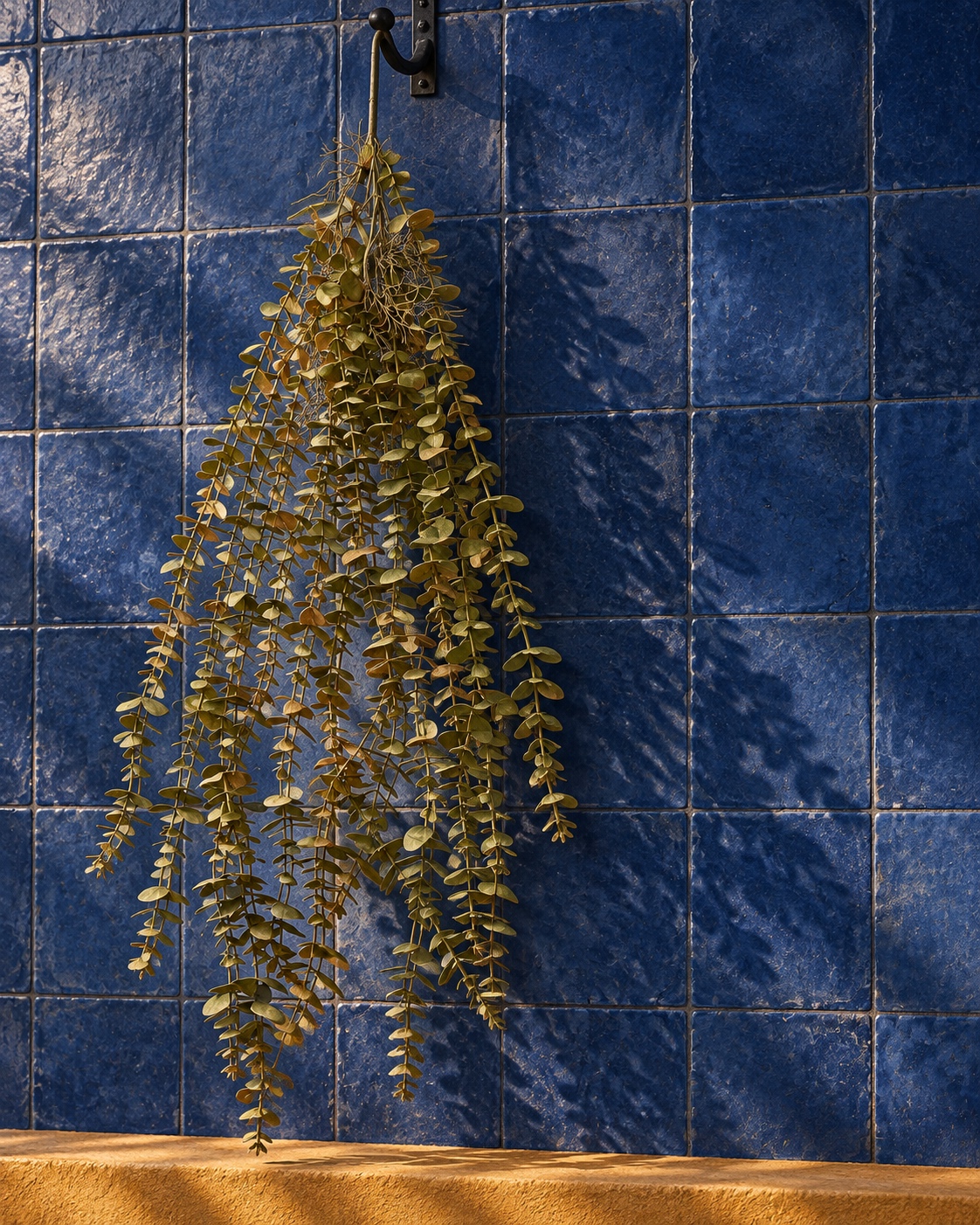 Olive Gold Artificial Hanging Eucalyptus 5