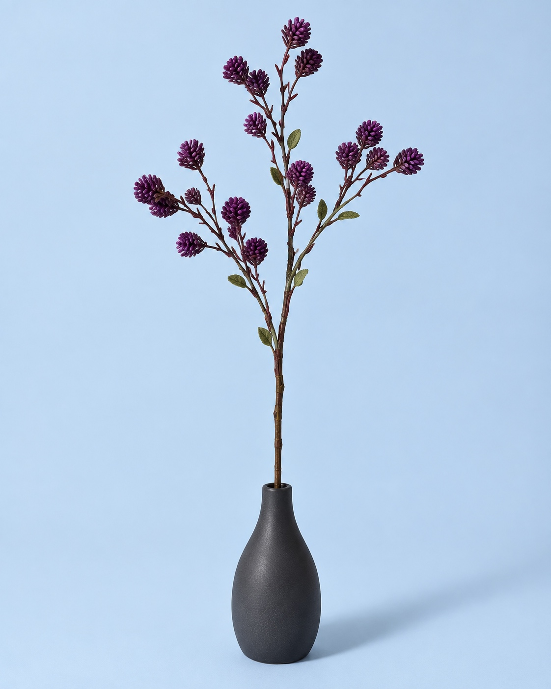 Purple Artificial Cone Bud Branch 2