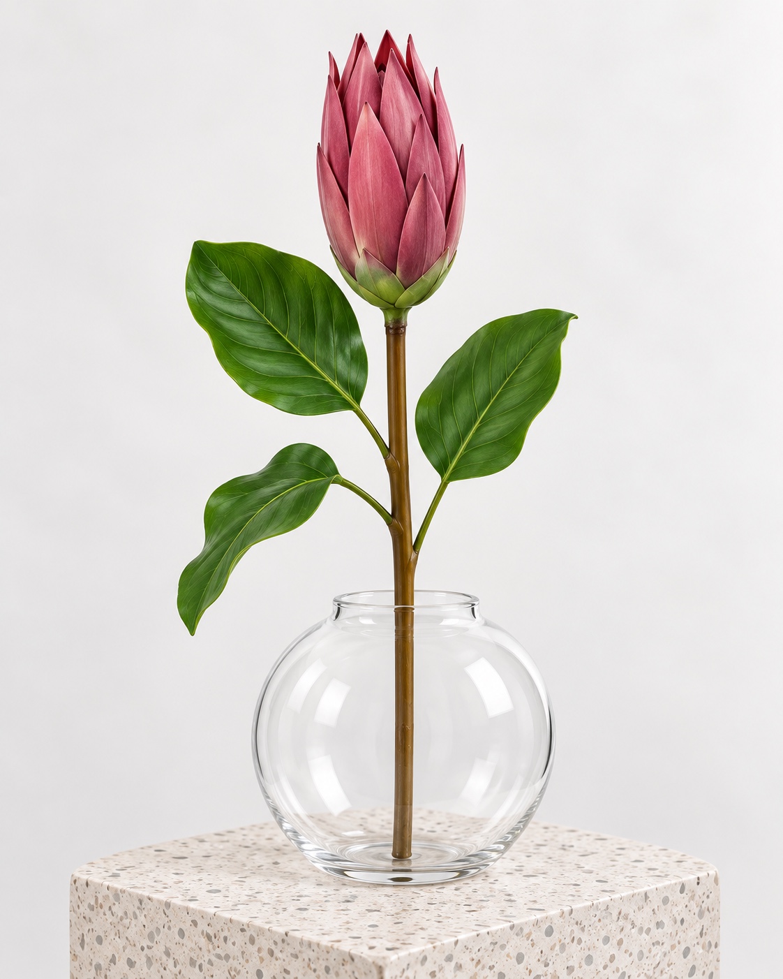 Mauve Pink Artificial Imperial Flower Stem 3