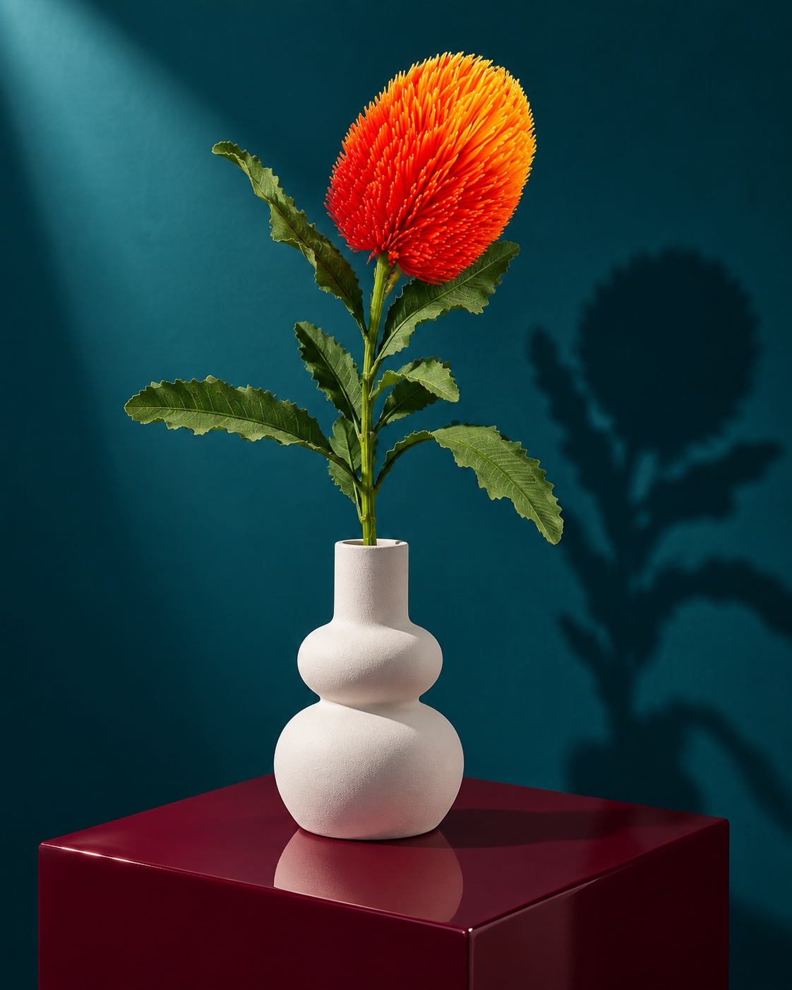 Orange Artificial Banskia Flower 2