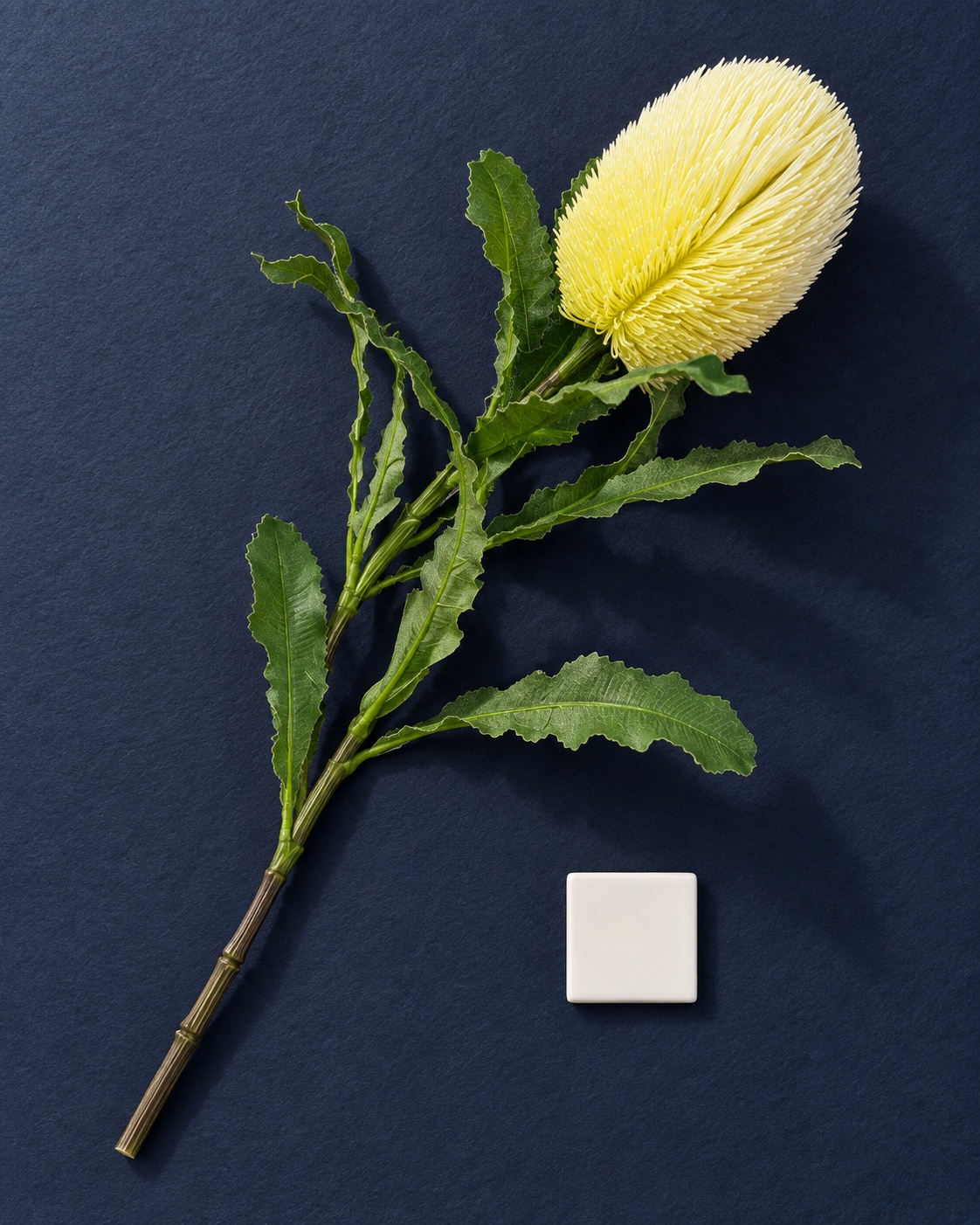 Lemon Yellow Artificial Banskia Flower 3