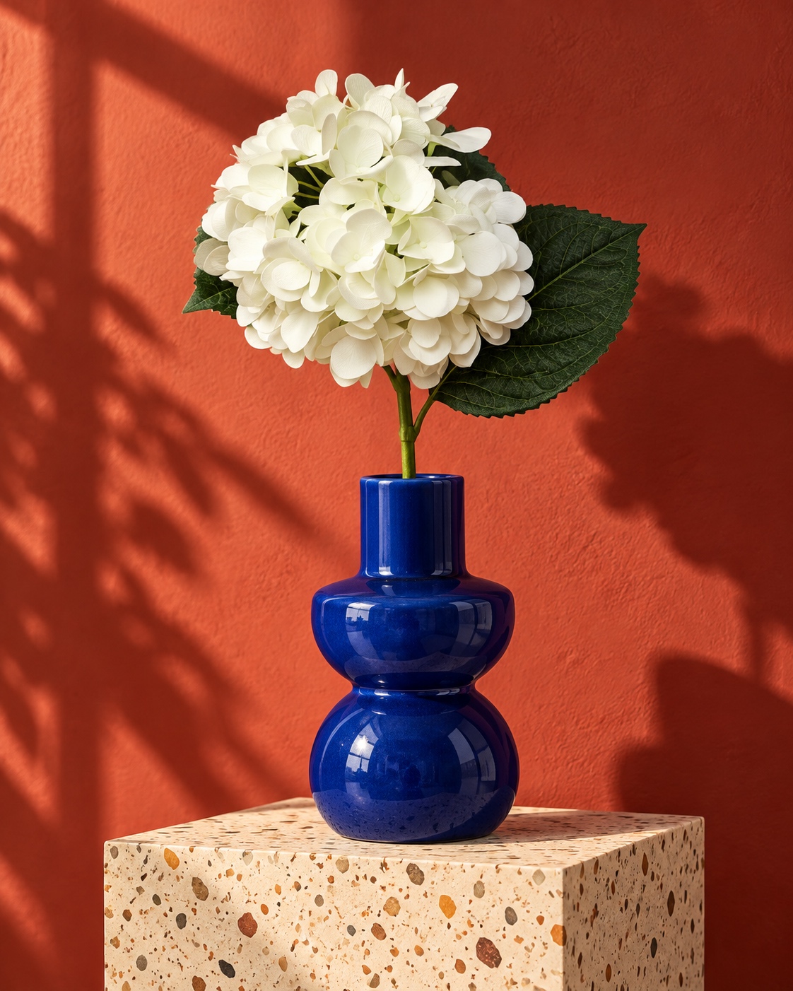 White Artificial Hydrangea Stem 5
