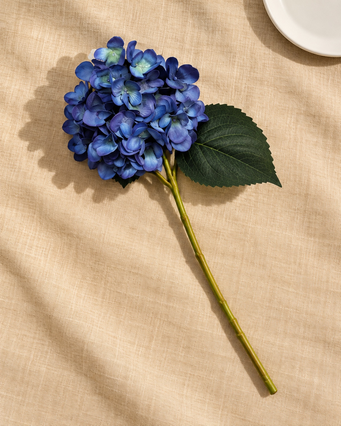 Blue Artificial Hydrangea Stem 5