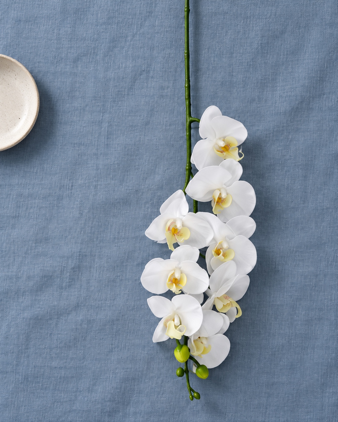 White Artificial Nine Head Phalaenopsis 4