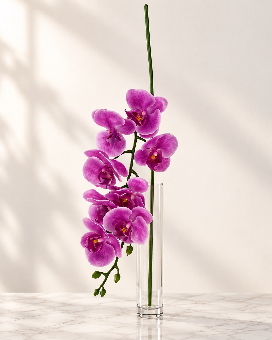 Purple Artificial Nine Head Phalaenopsis 2