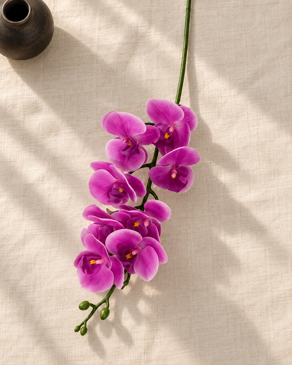 Purple Artificial Nine Head Phalaenopsis 4