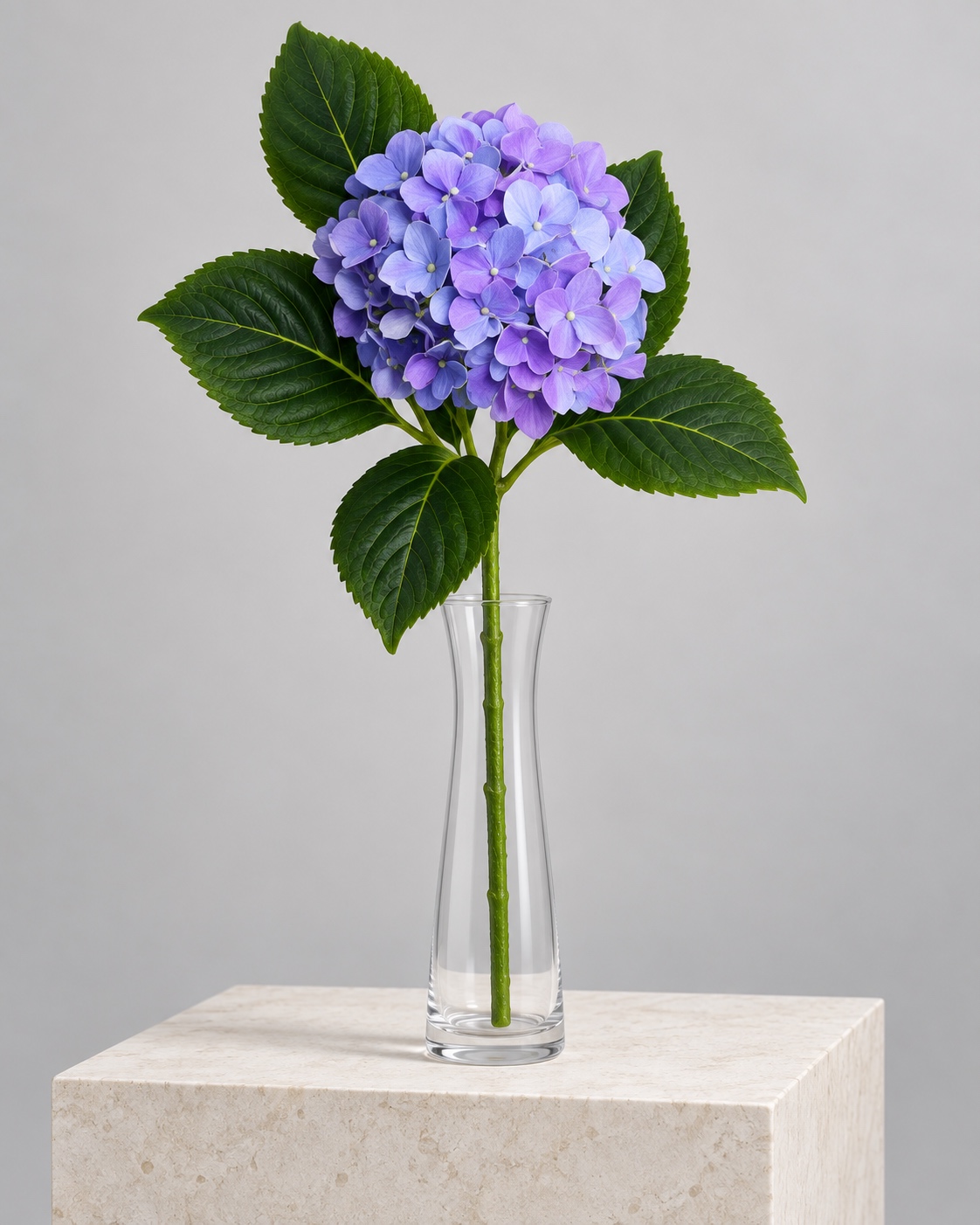 Blue Purple Artificial Hydrangea Stem 2
