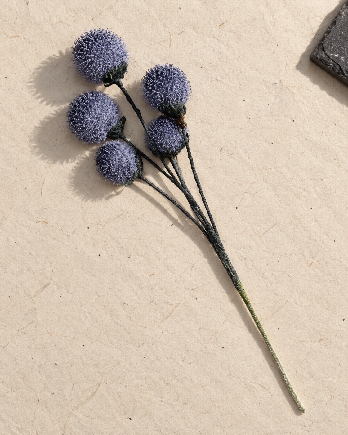Purple Artificial Snow Lotus Ball 4