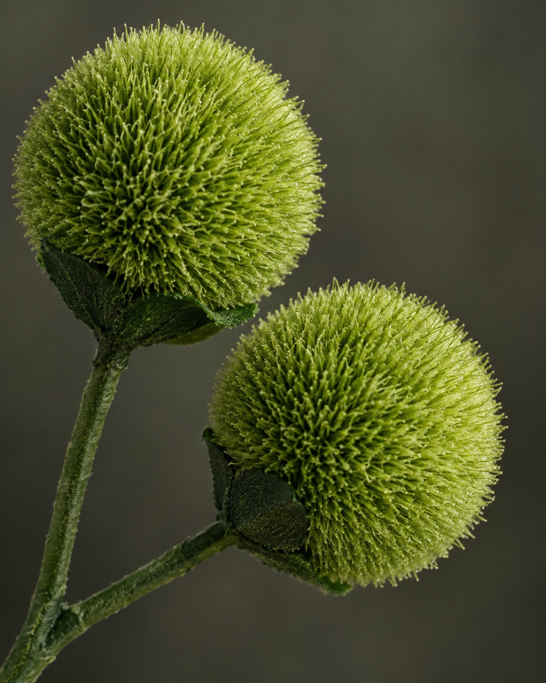Green Artificial Snow Lotus Ball 2