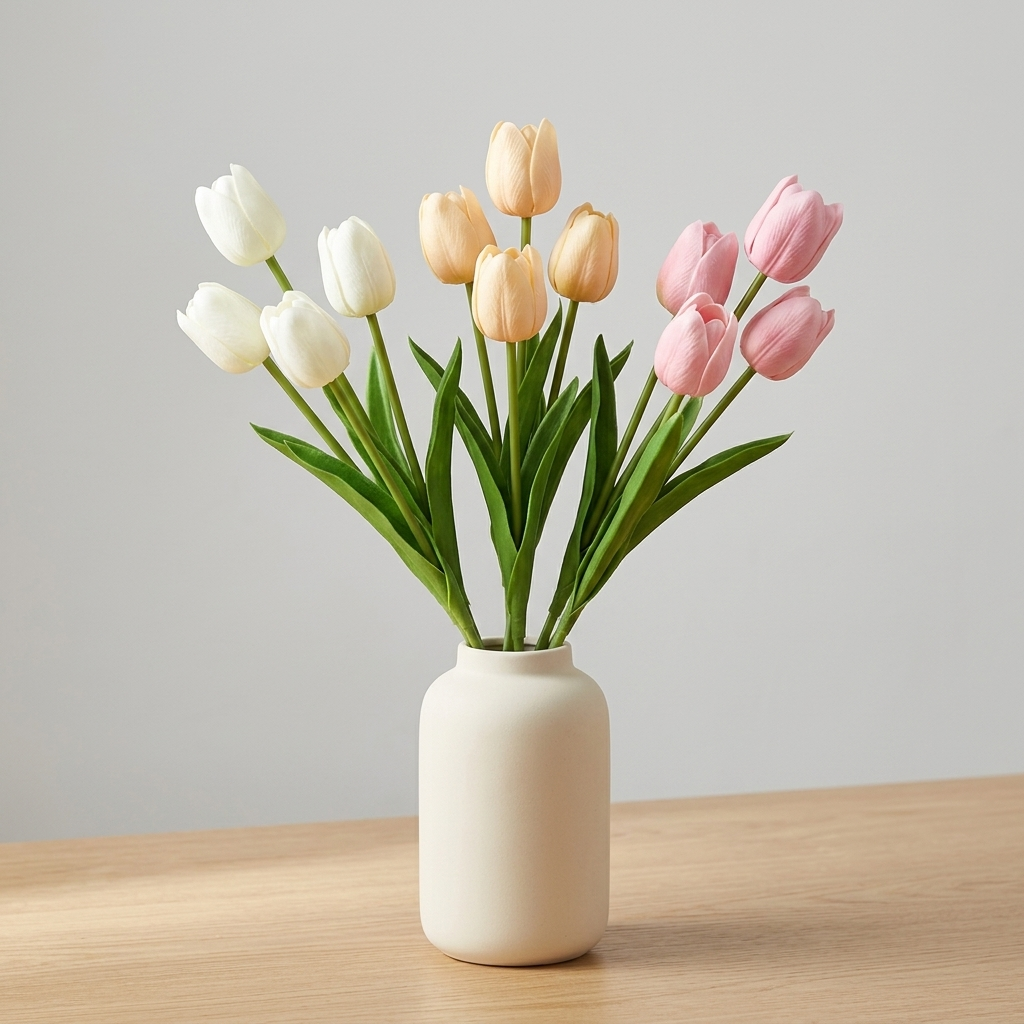 5-Head Tulip (White)