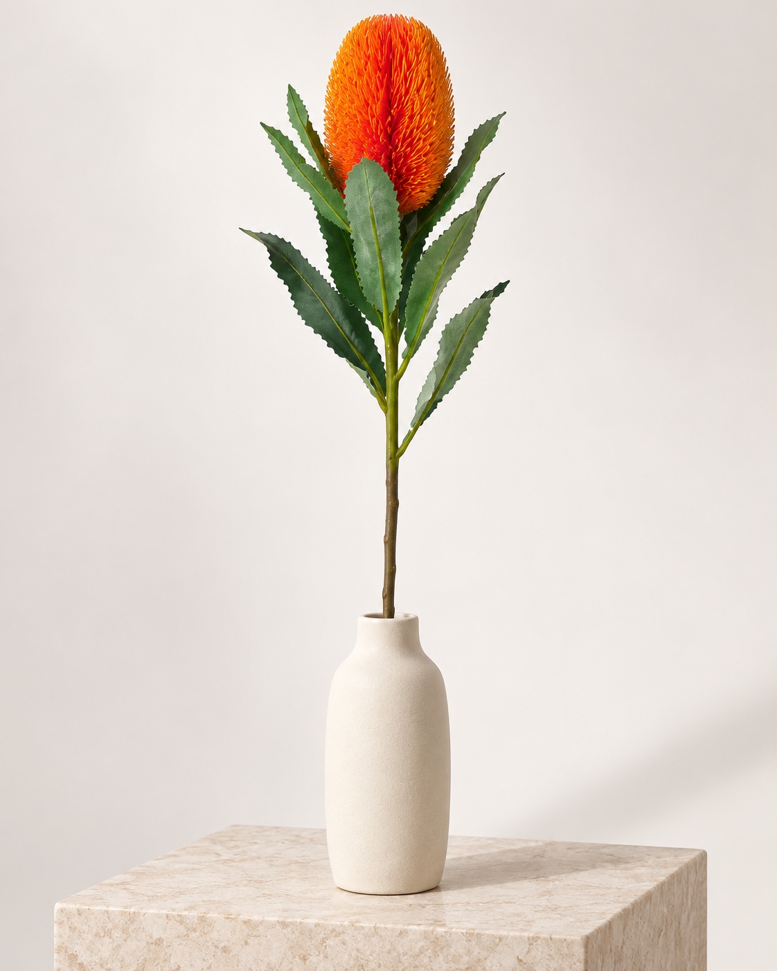 Orange Artificial Banksia Stem 4