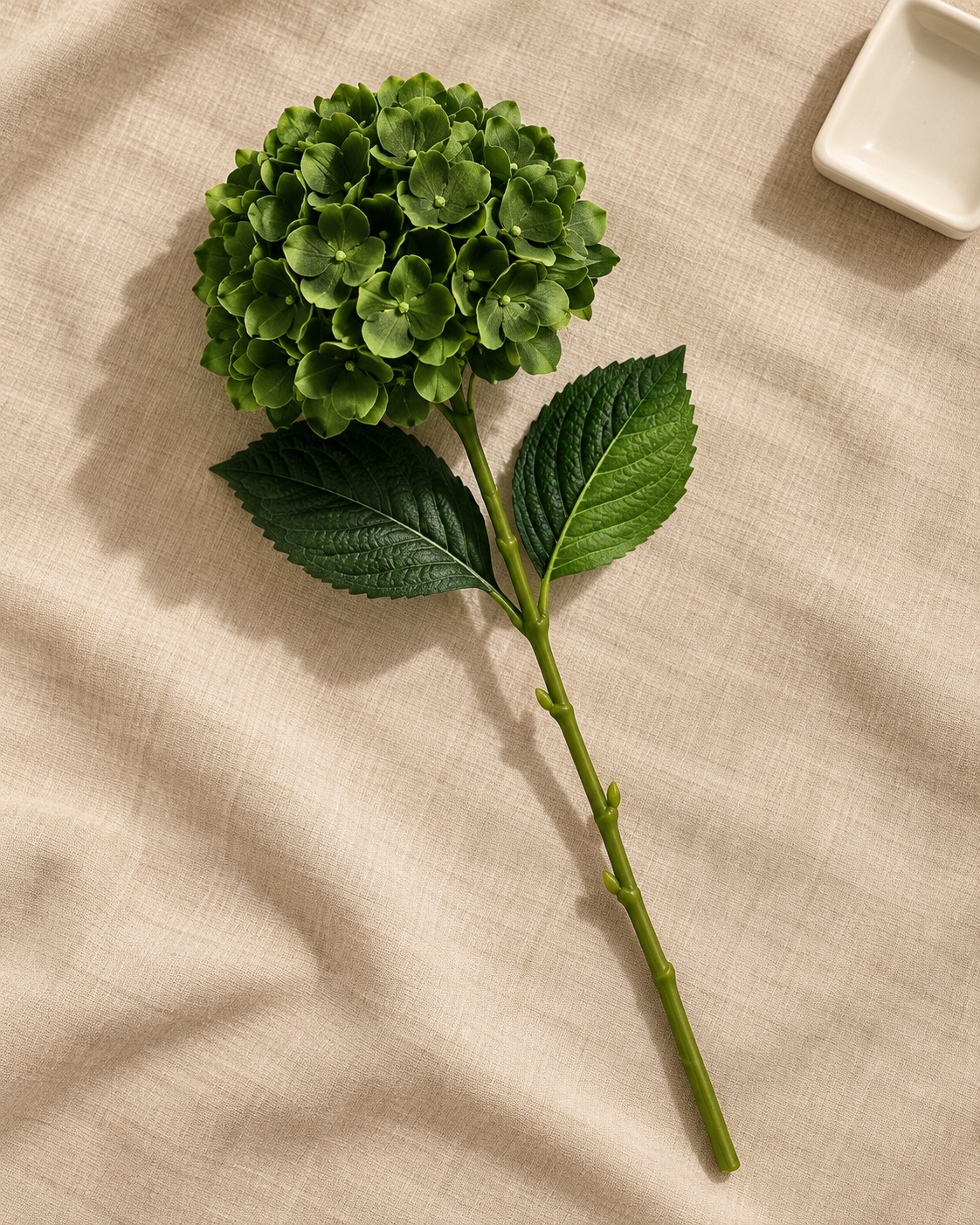 Dark Green Artificial Hydrangea Stem 4