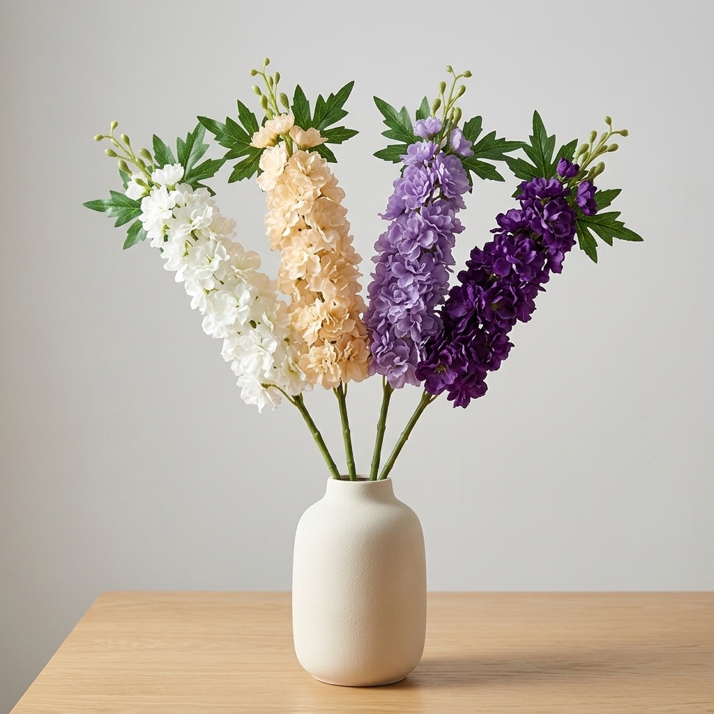 Hyacinth Single Stem 4-Color WHITE