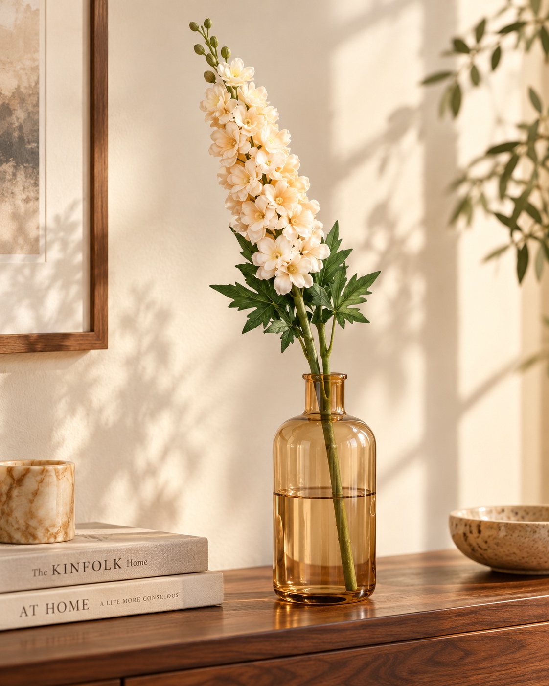 Champagne Artificial Hyacinth Stem 2