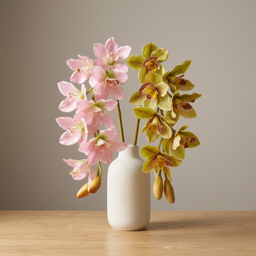 7-Head Orchid with Fruit L6682 COLOR PINK