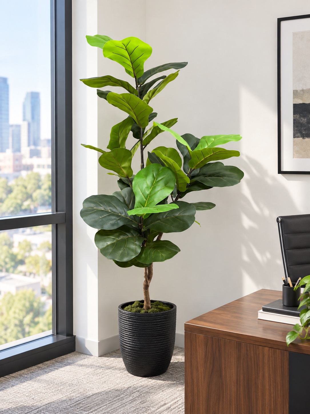 Artificial Fiddle Leaf Fig Tree for Indoor Décor 5