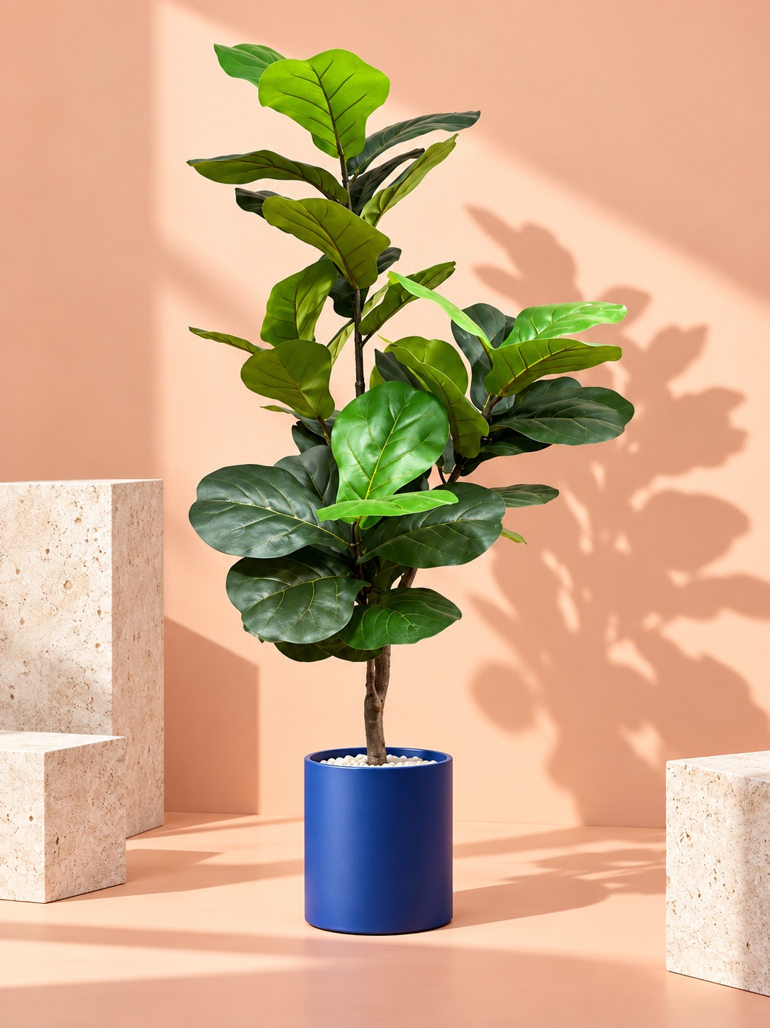 Artificial Fiddle Leaf Fig Tree for Indoor Décor