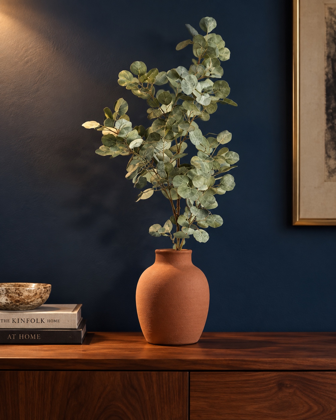 Blue-Green Artificial Eucalyptus Stem 3