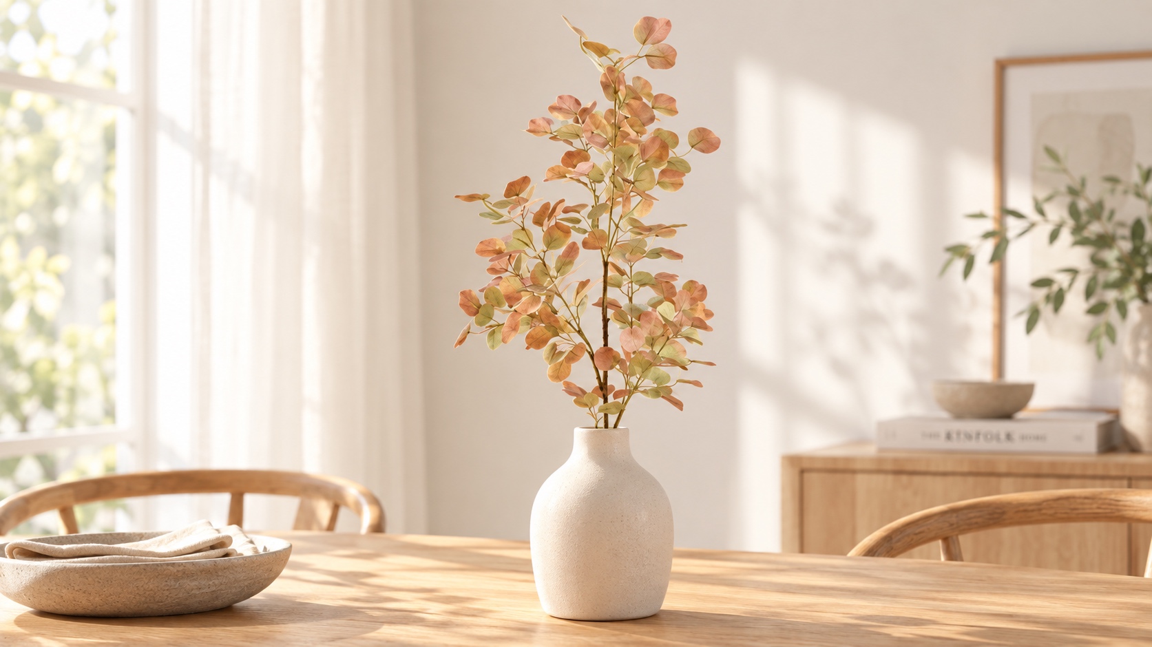 Yellow Artificial Eucalyptus Stem 4