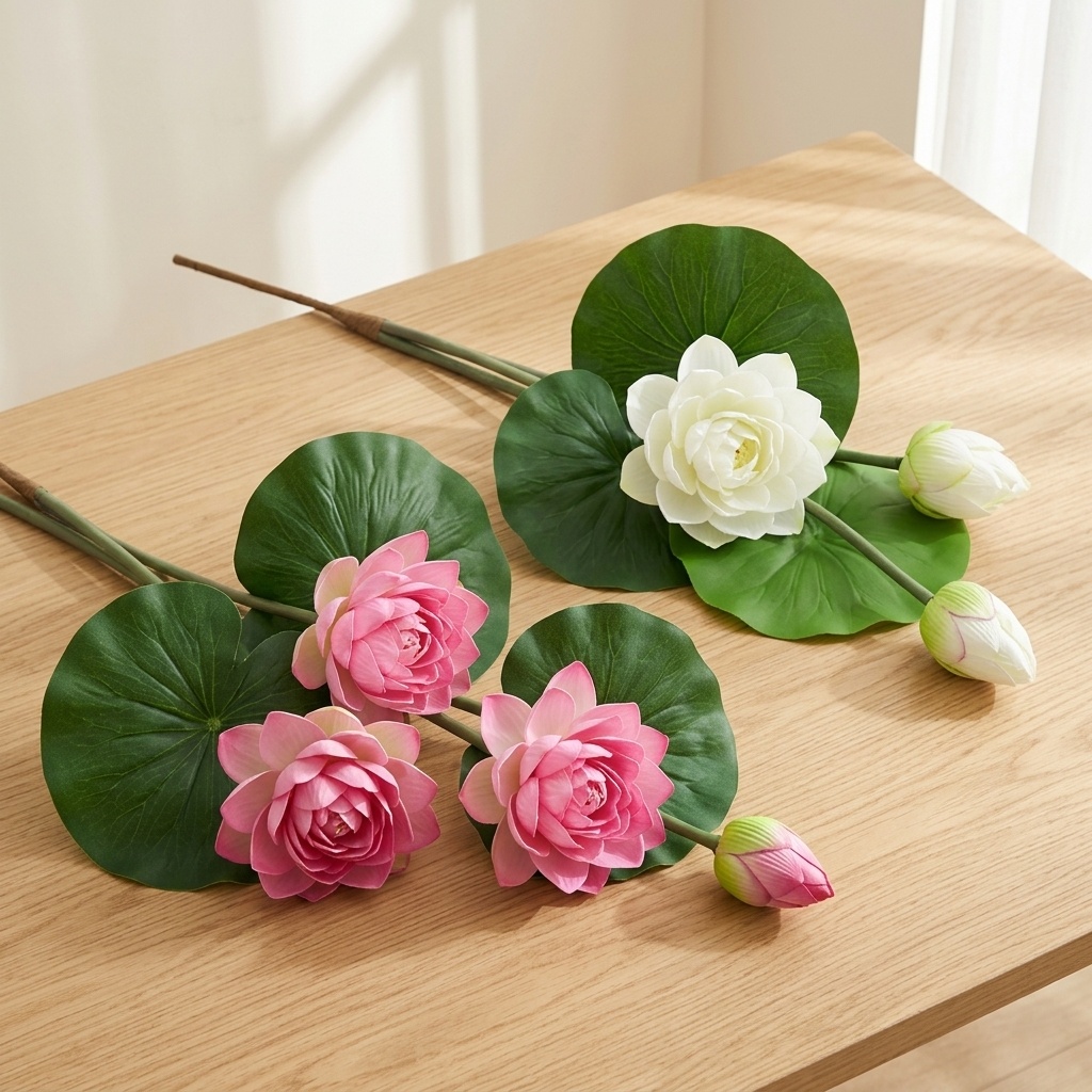 7-Branch Lotus 2-Color PINK