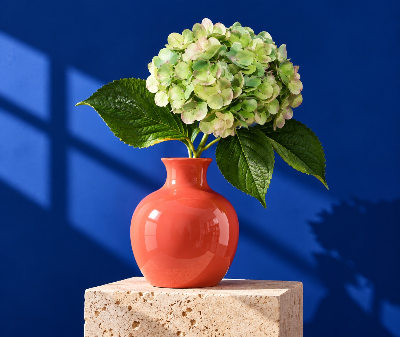 Green Artificial Hydrangea Stem 2