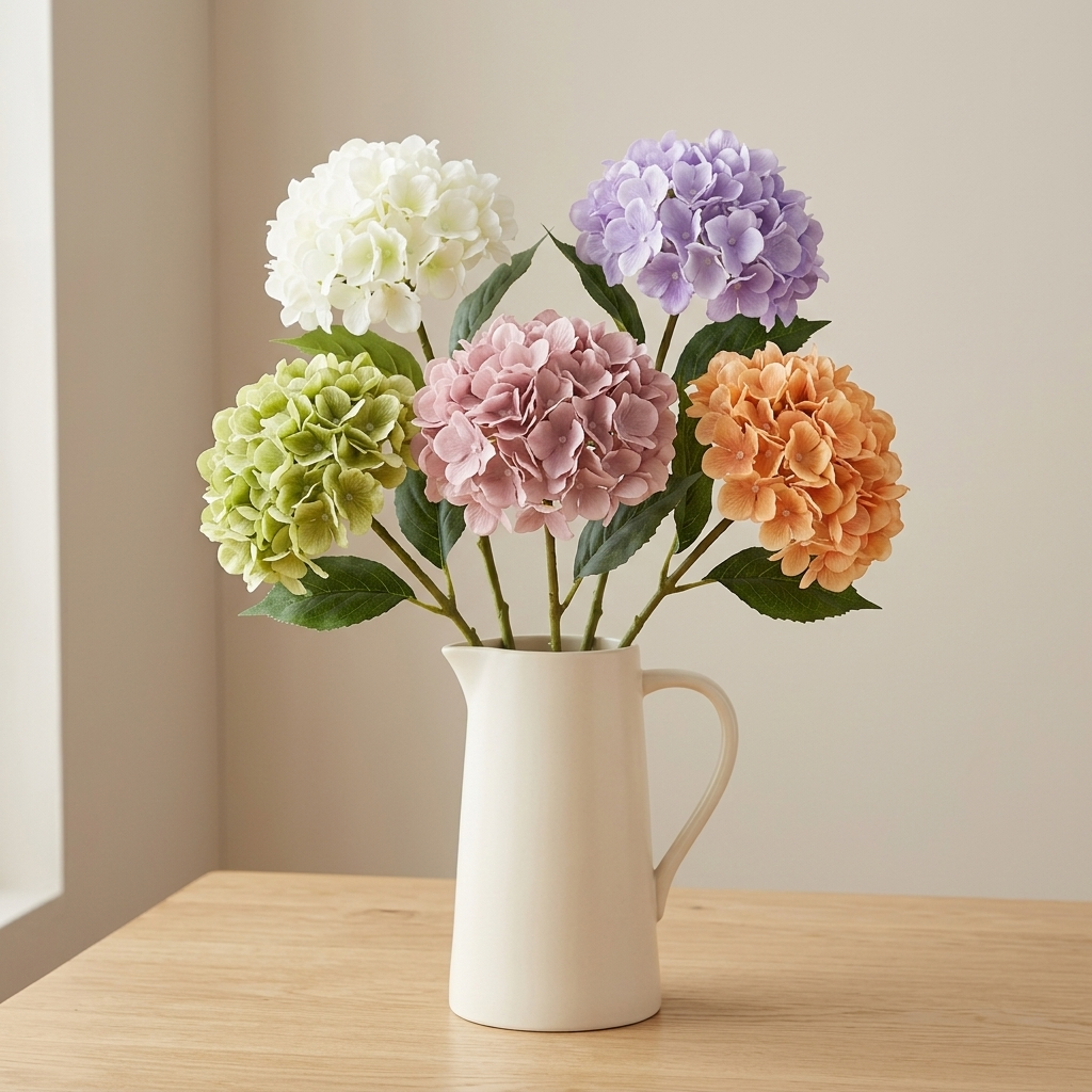 Flower Stem 0016-4 5-Color ORANGE