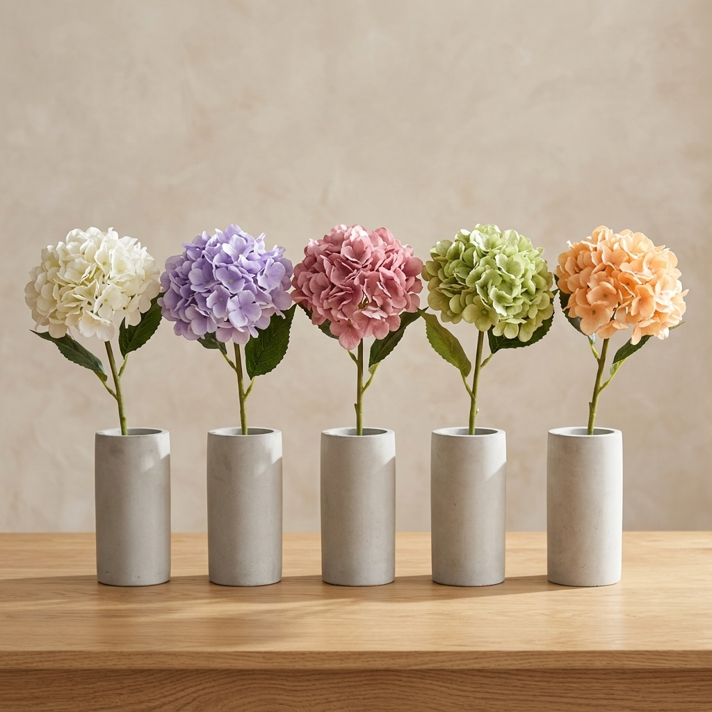 Flower Stem 0016-4 5-Color YELLOW 2