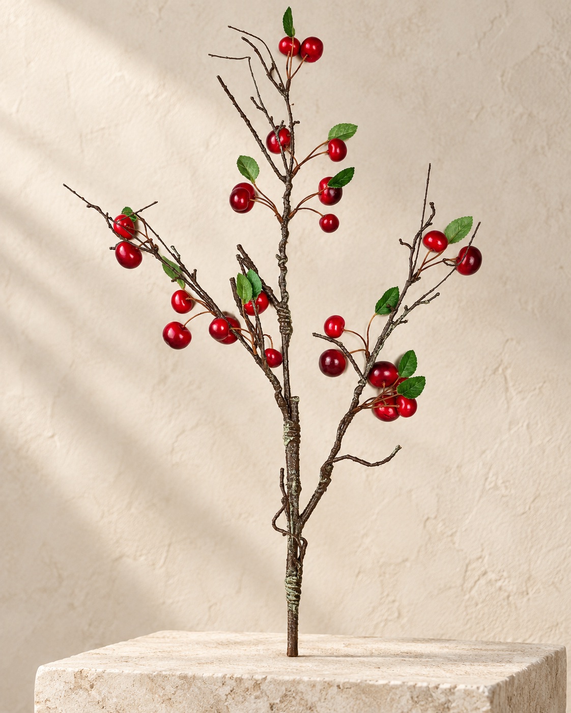 Artificial Red Berry Branch 2