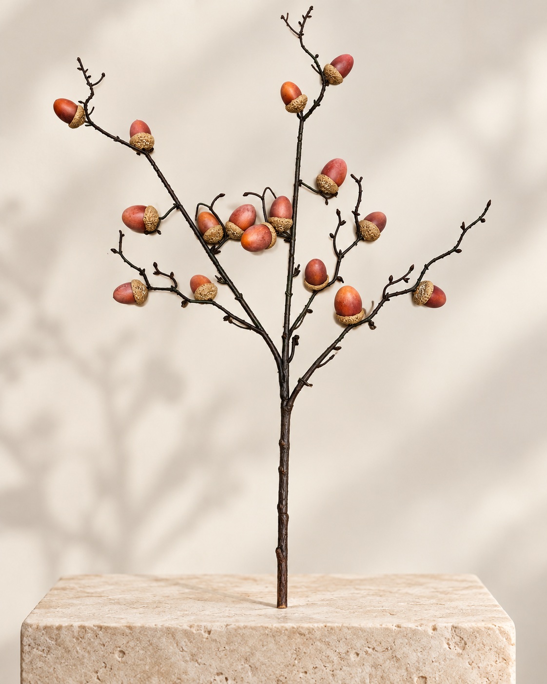 Artificial Autumn Acorn Branch 4