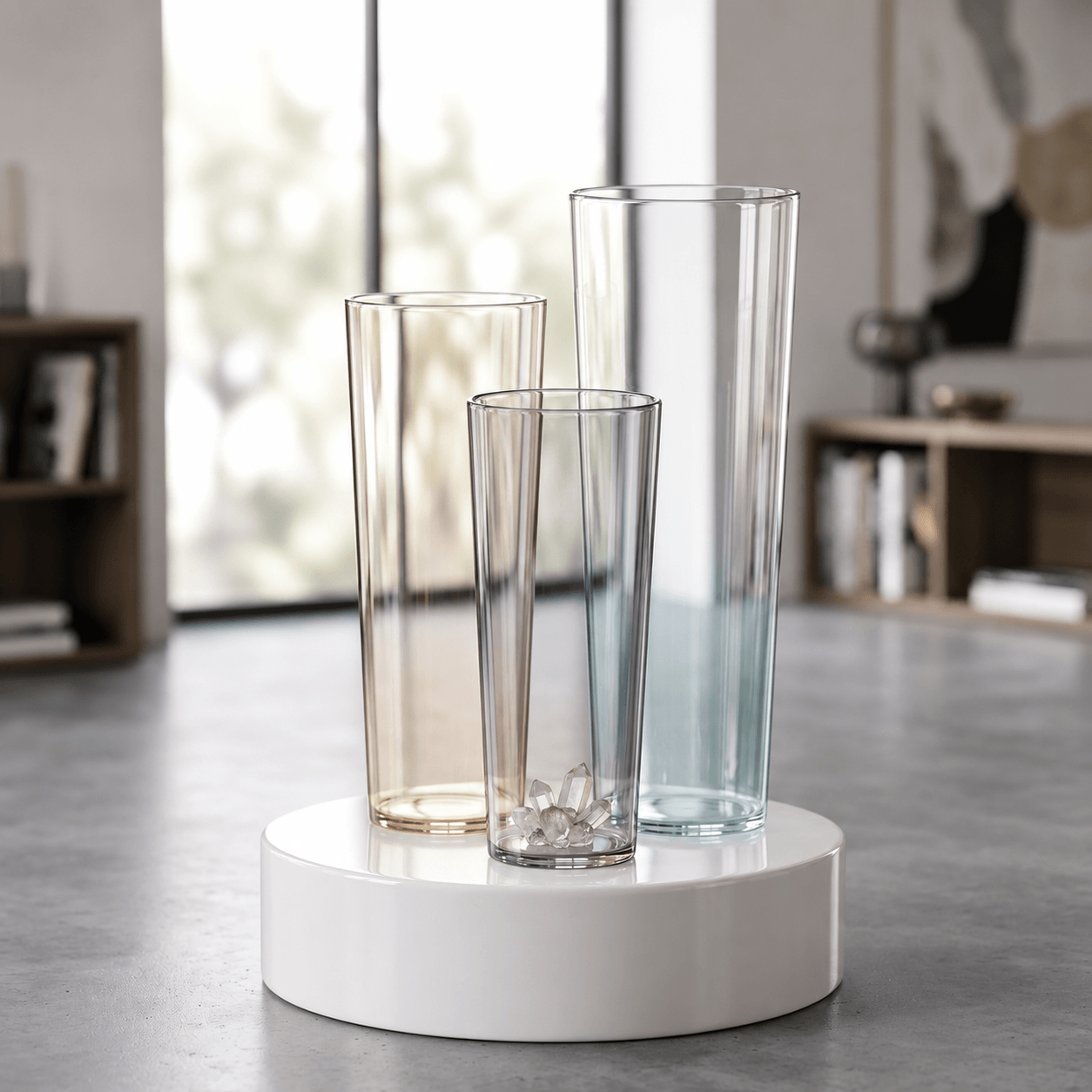 Acrylic Vase Set of 3 (834+854+872)