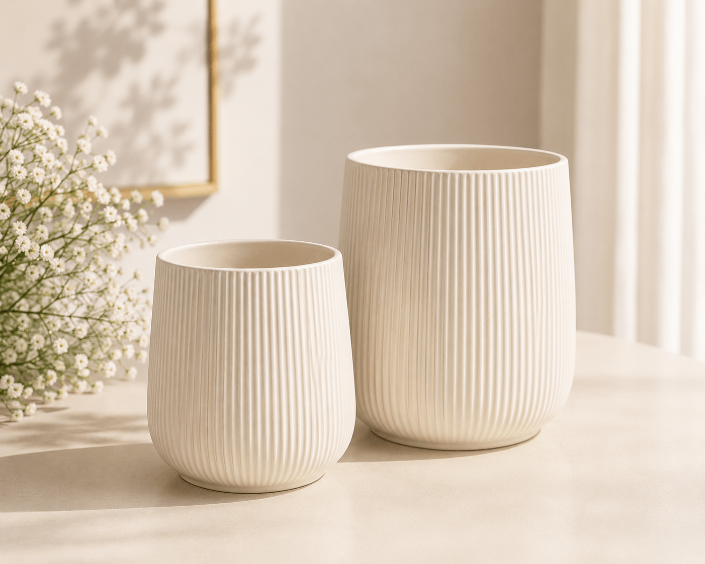Acrylic Vase Set 2 Premium C2415