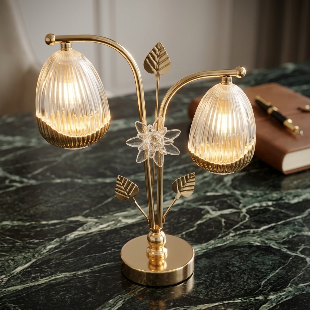 Decorative Desk Lamp Gold B