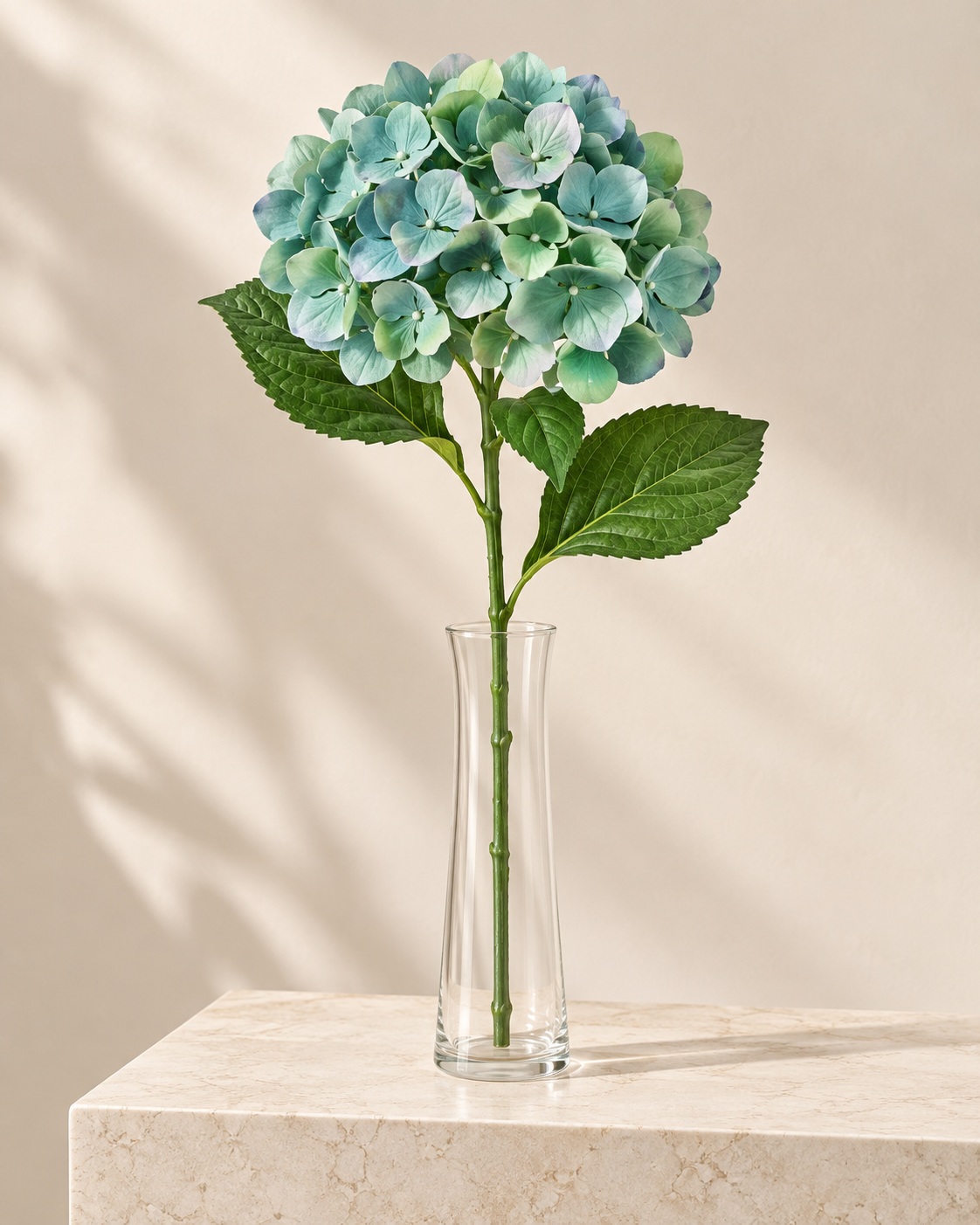 Sea Green Artificial Hydrangea Stem 4