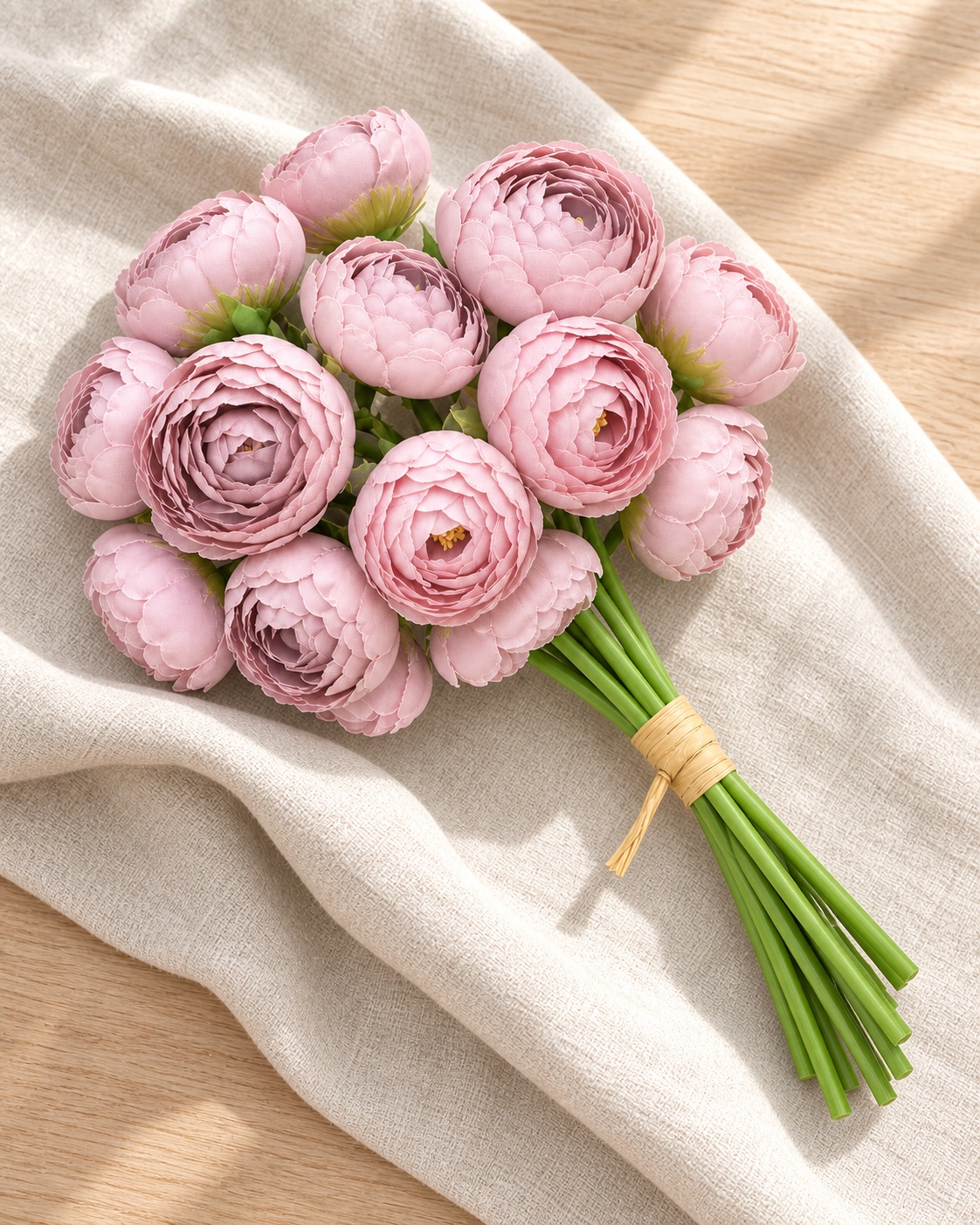Pink Artificial Rose Bouquet 2
