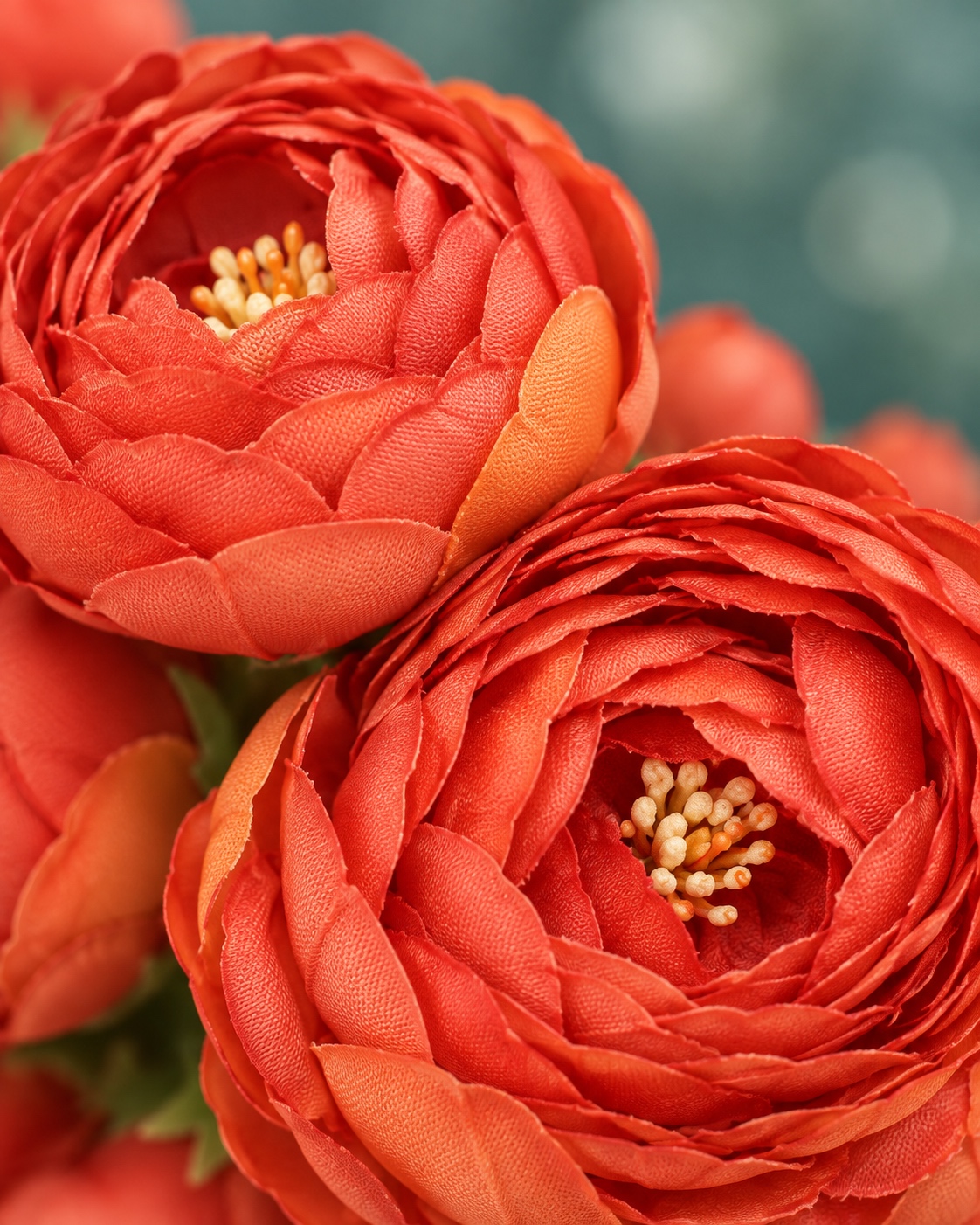 Orange Artificial Rose Bouquet 4